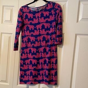 Lilly Pulitzer Pink and Blue Mini Dress